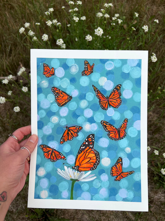 Flutter Focus fine art print (9x12)